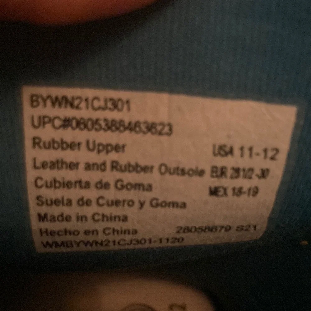 Gently used Carter’s rocket ship/space rain boots - Size 11/12.